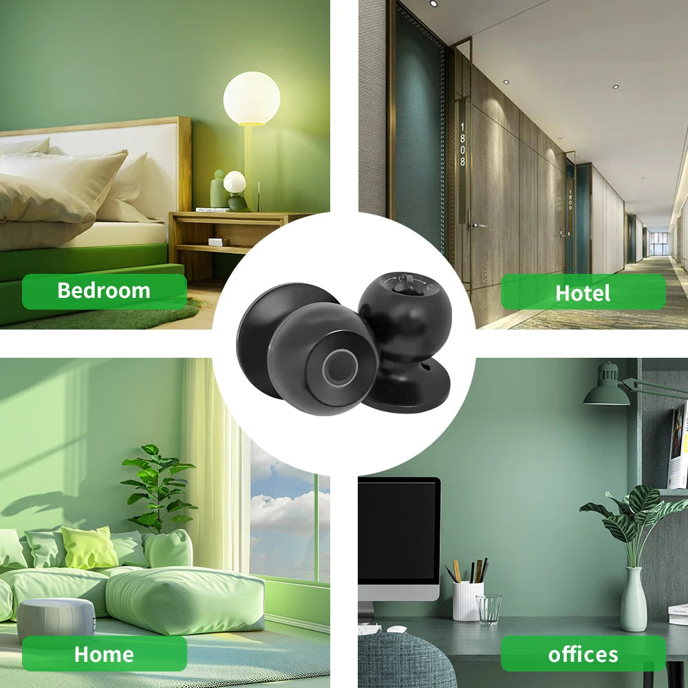 Serrure de porte en aluminium intelligente