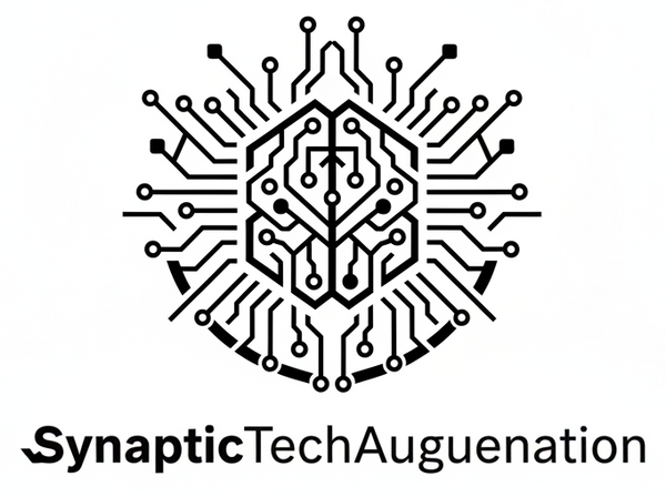 create ubique black color logo for SynapticTechAugmentation